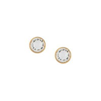 Balenciaga Plug crystal-embellished earrings - Dourado