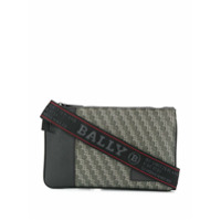 Bally Bolsa tiracolo com estampa de logo - Preto