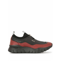 Bally Tênis slip-on com recortes contrastantes - Preto