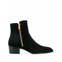 Balmain Ankle boot com detalhe de zíper - Preto