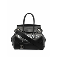 Balmain Bolsa tiracolo com estampa de logo - Preto