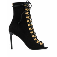 Balmain Bota com amarração e salto 95mm - Preto
