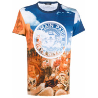 Balmain Camiseta com estampa Grand Canyon - Azul