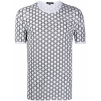 Balmain Camiseta com estampa monogramada - Branco