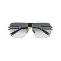 Balmain Eyewear Óculos de sol oversized com lentes em degradê - Preto