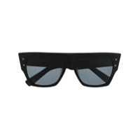 Balmain Eyewear Óculos de sol quadrado grande B-I - Preto