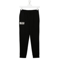 Balmain Kids Calça esportiva com logo - Preto