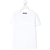 Balmain Kids Camiseta com estampa de logo - Branco