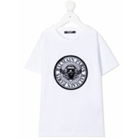 Balmain Kids Camiseta com logo bordado - Branco