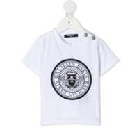 Balmain Kids logo short sleeve t-shirt - Branco