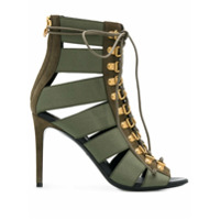 Balmain Sandália Lindsay com amarração - Verde