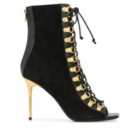 Balmain Sandália Lindsay com salto 100mm - Preto