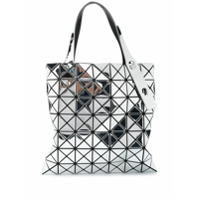 Bao Bao Issey Miyake Bolsa tote com padronagem geométrica e efeito metálico - Prateado