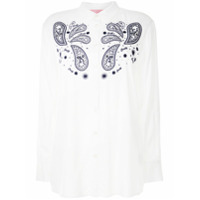 BAPY BY *A BATHING APE® Camisa mangas longas com estampa paisley - Branco