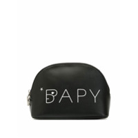 BAPY BY *A BATHING APE® Necessaire com textura granulada - Preto