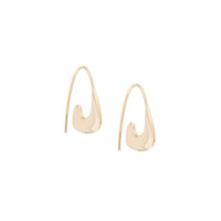 BAR JEWELLERY Par de brincos com design pendente - Dourado