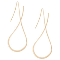 BAR JEWELLERY Par de brincos Drift - Dourado