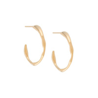 BAR JEWELLERY Par de brincos Ripple - Dourado