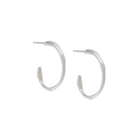 BAR JEWELLERY Par de brincos Ripple - Prateado