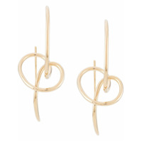 BAR JEWELLERY Par de brincos Sfera - Dourado