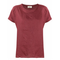 Barena Camiseta com efeito amassado - Vermelho