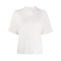 Barrie Camiseta gola redonda de cashmere - Branco