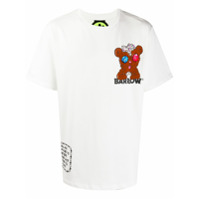 BARROW voodoo bear crew-neck T-shirt - Branco