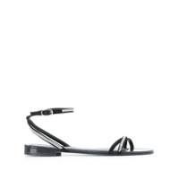 Ba&Sh Sandália Cibil com aplicação de cristais - Preto