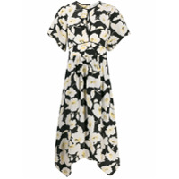 Ba&Sh Vestido midi Fairy com estampa floral - Preto