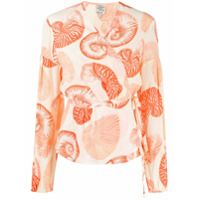 Baum Und Pferdgarten Blusa com estampa de concha - Neutro