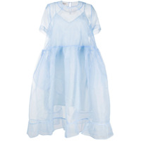 Baum Und Pferdgarten Vestido translúcido - Azul