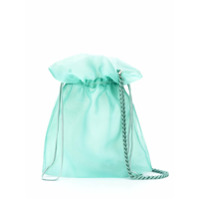 belysa Bolsa tote com cordão de ajuste - Verde