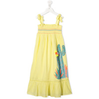 Billieblush Vestido com estampa de cactos - Amarelo