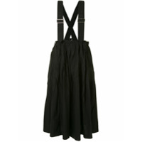 Black Comme Des Garçons Vestido com fivela - Preto