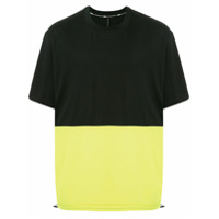 Blackbarrett Camiseta oversized color block - Preto