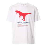 Blackbarrett Camiseta Recycle Dino de algodão - Branco