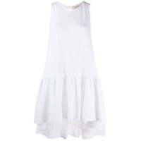 Blanca Vita embroidered flared mini dress - Branco