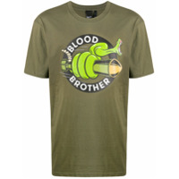 Blood Brother Camiseta Snake com estampa de logo - Verde