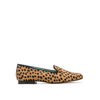 Blue Bird Shoes Loafer pelo onça Cheetah - Neutro