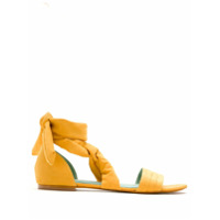 Blue Bird Shoes Sandália rasteira em cupro - Amarelo