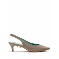 Blue Bird Shoes Slingback Talitha de lurex - Verde