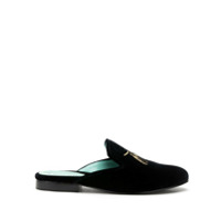 Blue Bird Shoes Slip on Comfort em veludo - Preto
