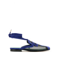 Blue Bird Shoes Slip on Rubem Valentim em tela - Azul