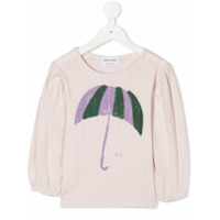 Bobo Choses Blusa mangas longas com estampa de guarda-chuva - Rosa