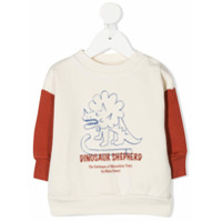Bobo Choses Moletom com estampa de dinossauro - Neutro