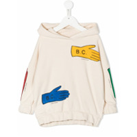 Bobo Choses Moletom de capuz Lost Gloves - Branco