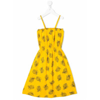 Bobo Choses Vestido com estampa de abacaxi - Amarelo