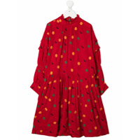 Bobo Choses Vestido com estampa gráfica - Vermelho