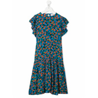 Bobo Choses Vestido Flamenco com estampa de frutas - Azul