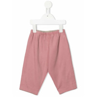 Bonpoint Calça chino com cós elástico - Rosa